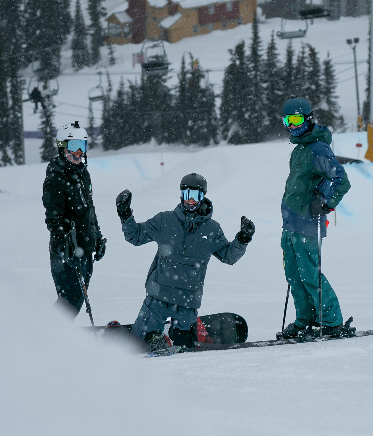 Snow activities and ski enthusiasts enjoying a winter day at Mt Buller Snow Tours.